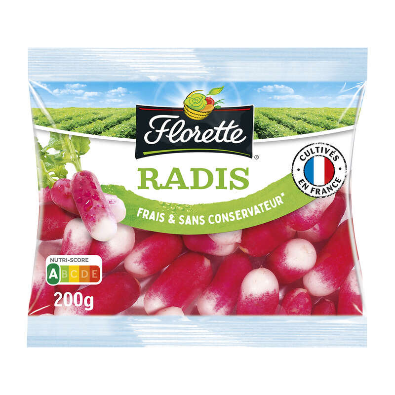 Florette Radis déjà lavés, prêt à consommer 200g