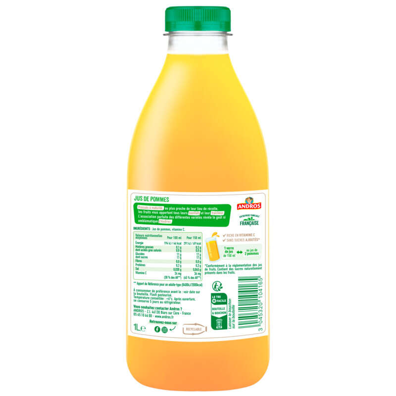 Andros Jus De Pomme 1L