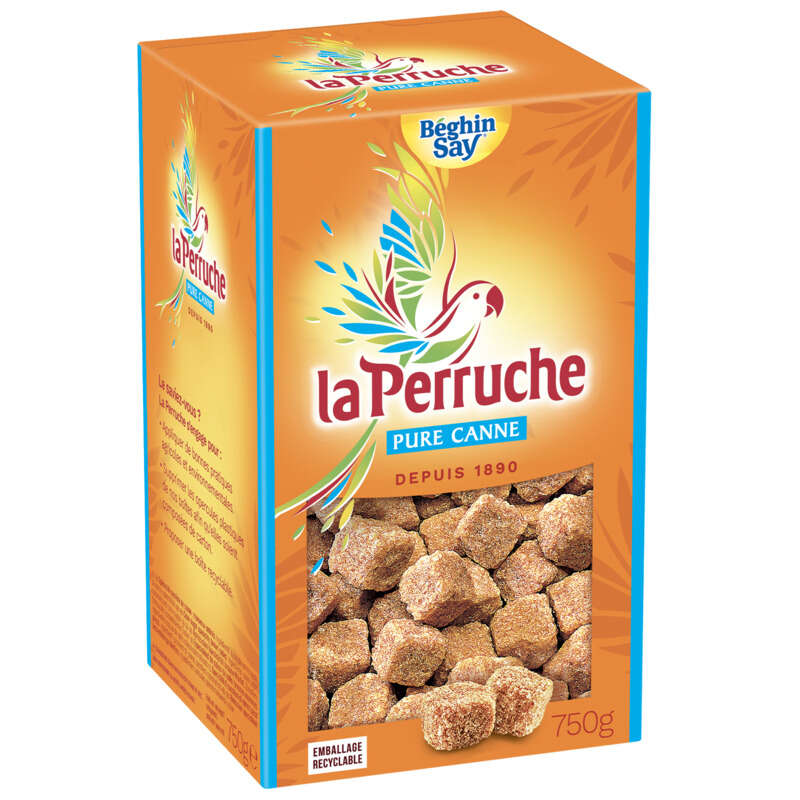 La Perruche Sucre De Canne En Morceaux La Boîte De 750g