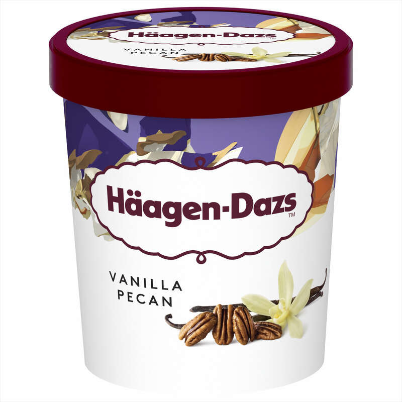 Haagen Dazs Pot Vanilla Pecan Prem 400g