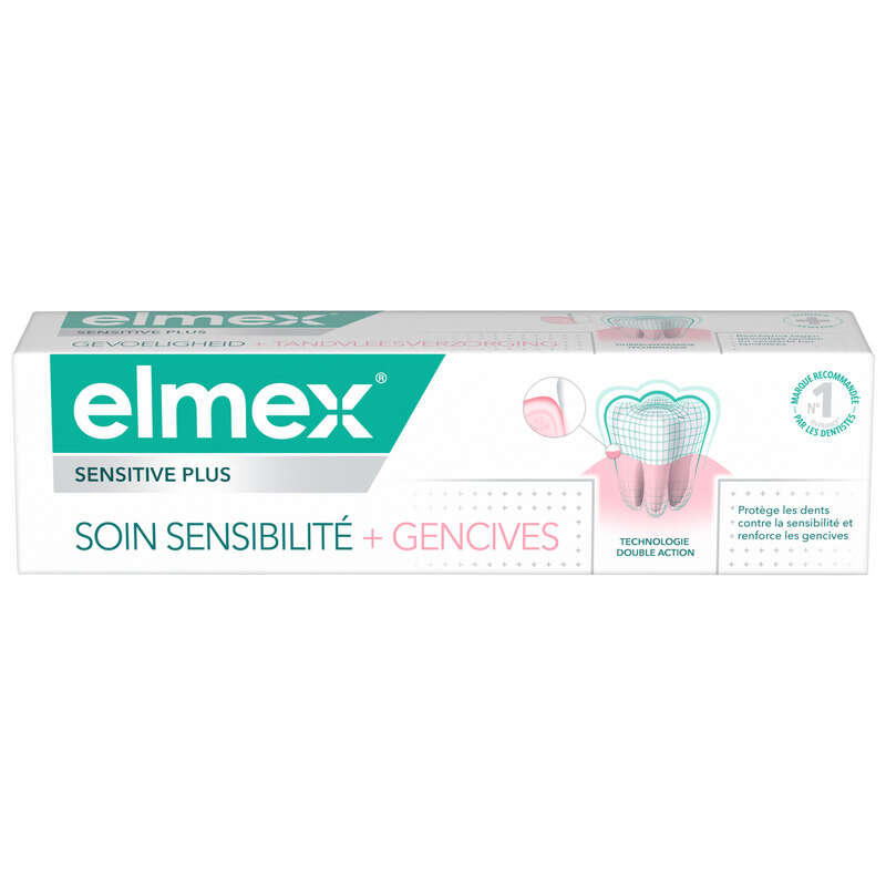 Elmex Dentifrice Soin Sensibilité + Gencives clinical expert tube de 75ml