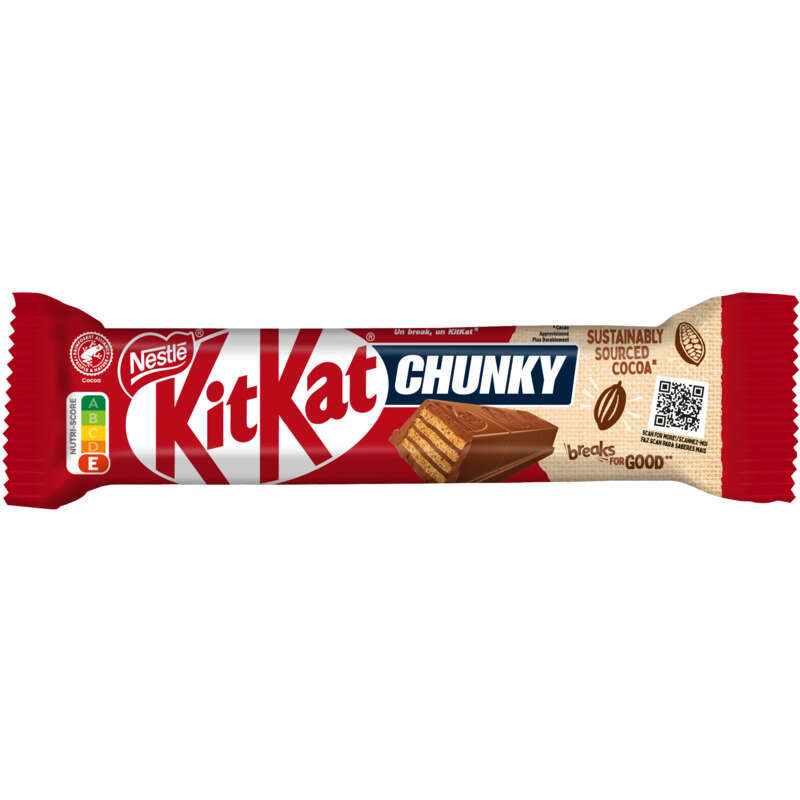 Nestlé Kitkat Chunky Barre Au Chocolat Au Lait 40g