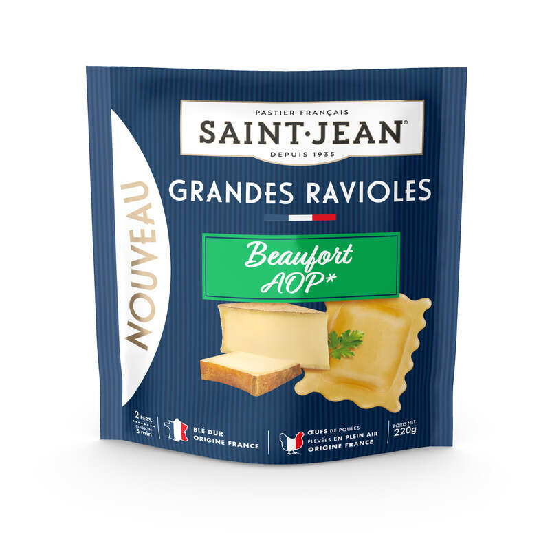 Saint Jean Grandes Ravioles au Beaufort AOP 220g