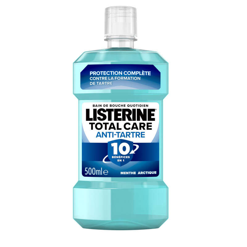 Listerine Bain de Bouche Total Care 10 en 1 Menthe Douce 250ml
