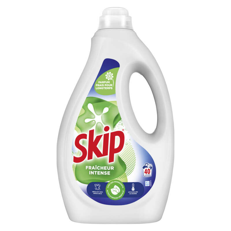 Skip Lessive Liquide Fraîcheur Intense 40 Lavages 1,68L