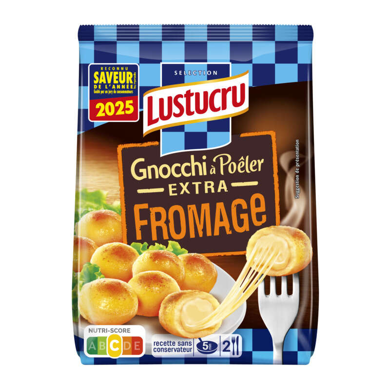 Lustucru Gnocchi à Poêler extra Fromage 300g