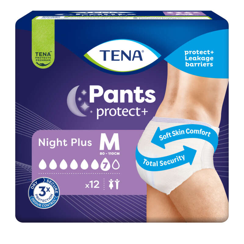Tena Pants Night Plus Medium x12