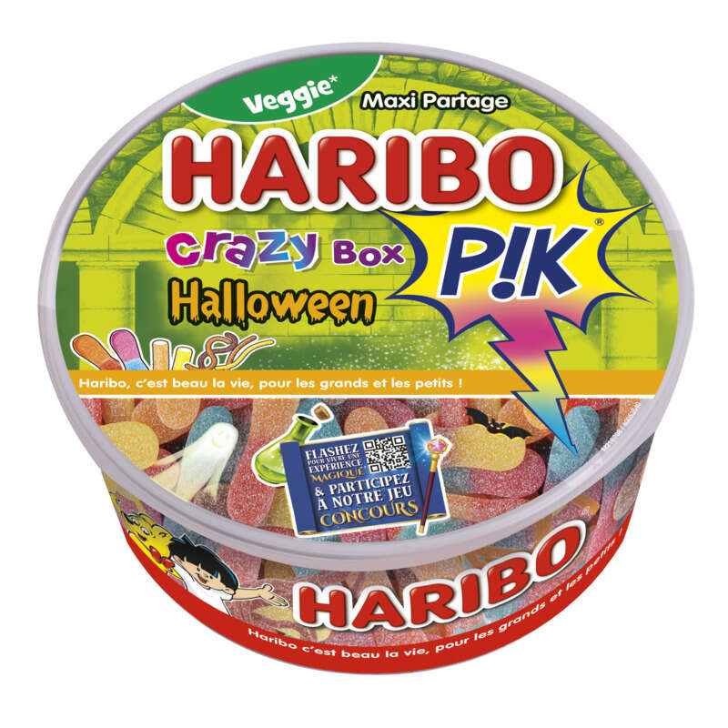 Haribo Pik crazy box halloween 550g