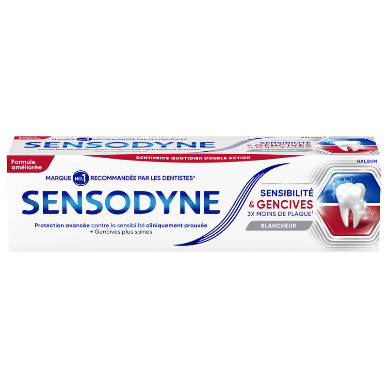 Sensodyne Dentifrice sens & gencives blanches 75ml