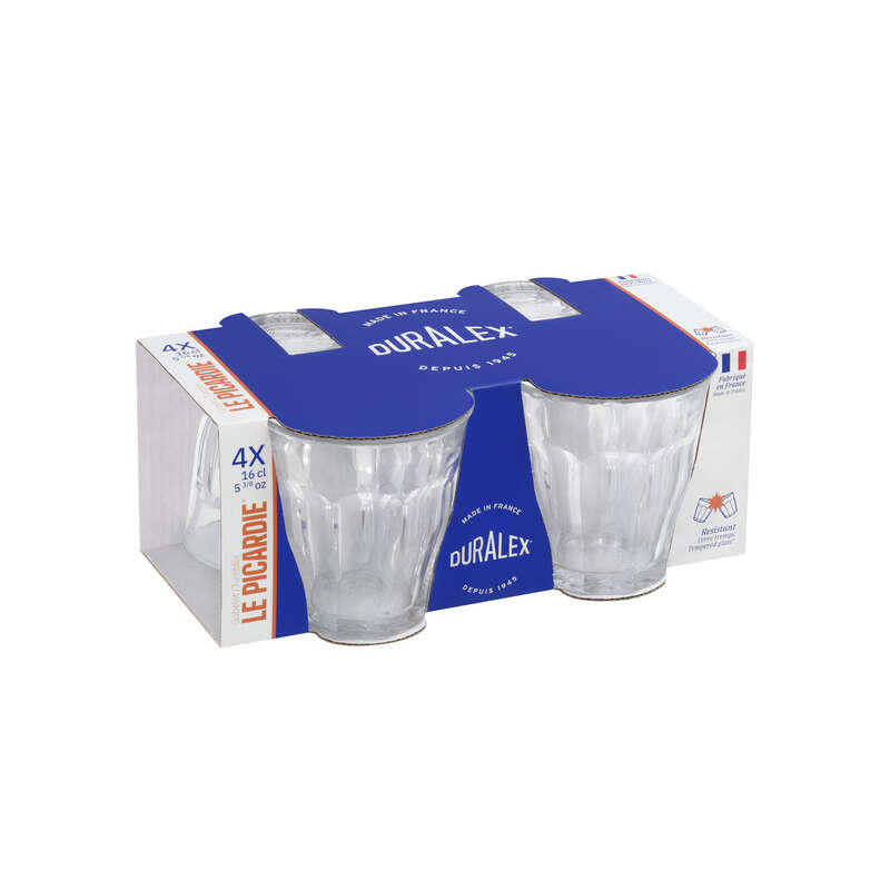 Duralex 4 Gobelets, Série Picardie, 16Cl