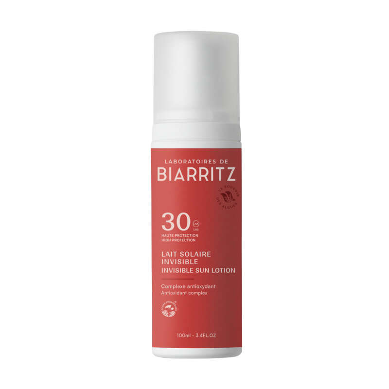 Laboratoires Biarritz Lait Solaire Satiné Haute Protection SPF30 30ml