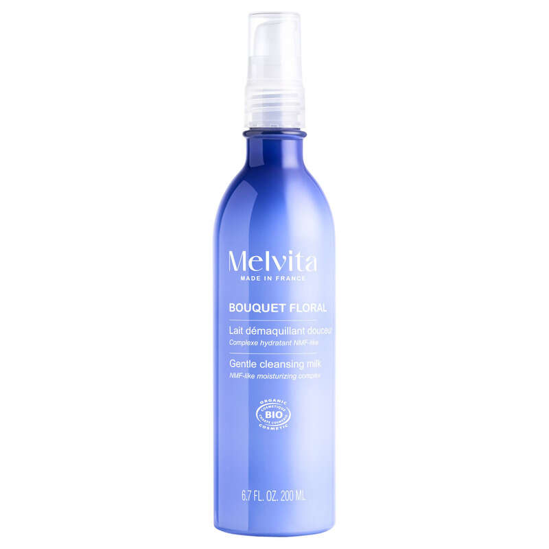Melvita Bouquet Floral Lait Démaquillant Douceur Bio 200ml