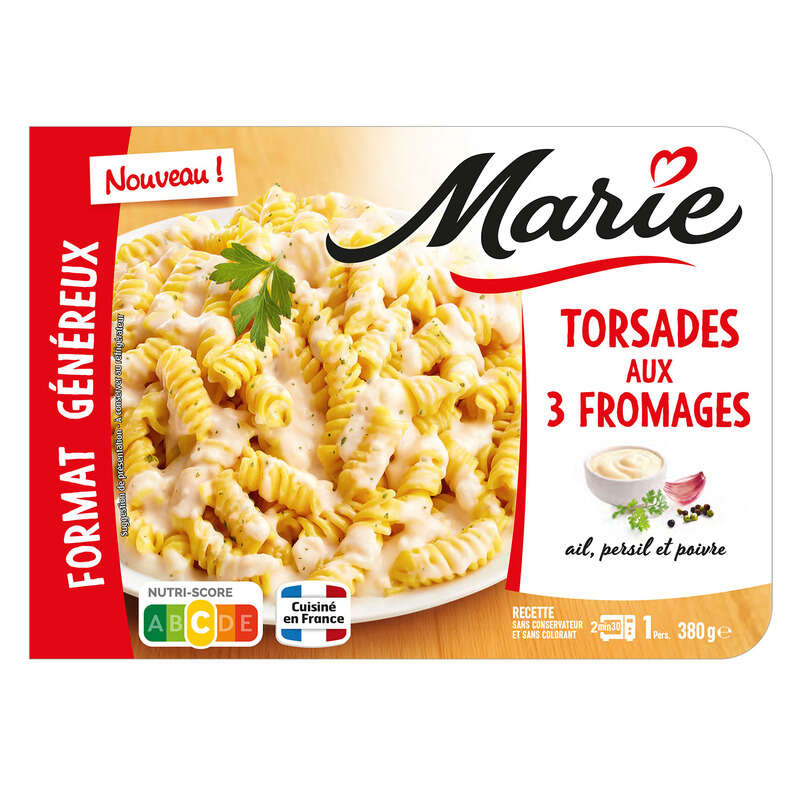 Marie Torsades aux 3 fromages 380g