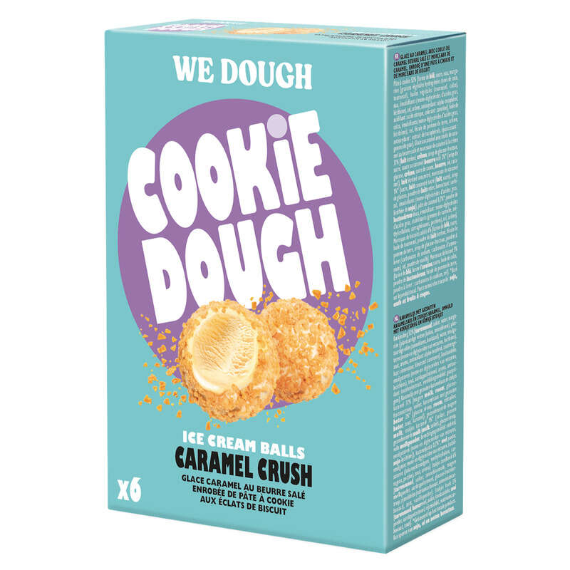We Dough ice cream balls caramel crush x6