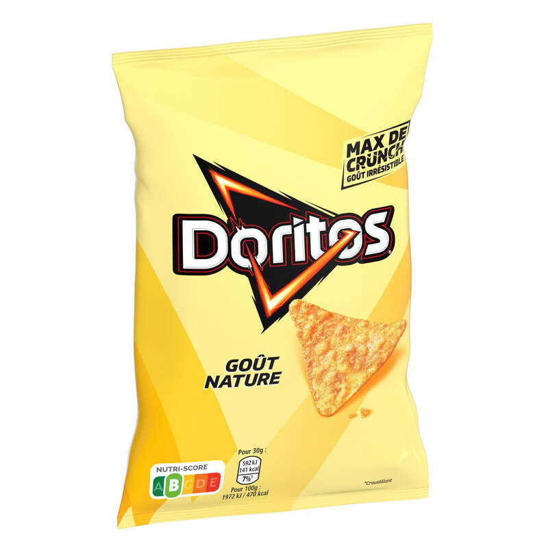 Doritos Chips Tortilla Goût Nature 160g