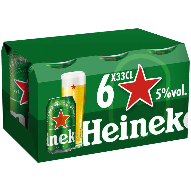Heineken Bière Blonde 5° 6x33cl