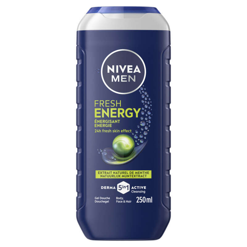 Nivea Men Gel Douche Energy extrait de menthe 250ml