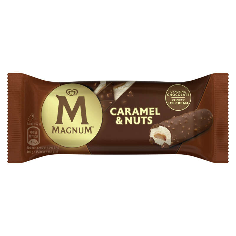 Magnum Barre Caramel Cacahuète x1 52g