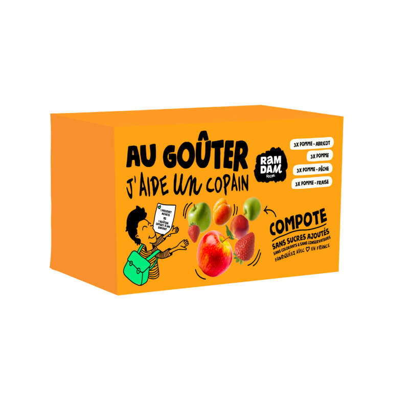 Ramdam Gourde compote panachés 12x90g