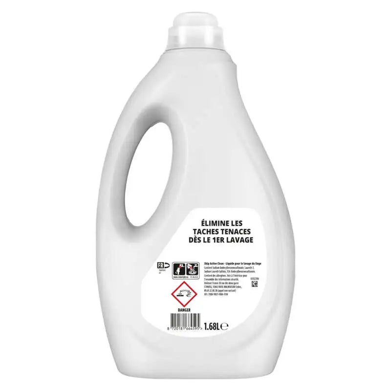 Skip Lessive Liquide Active Clean 40 Lavages 1,68L
