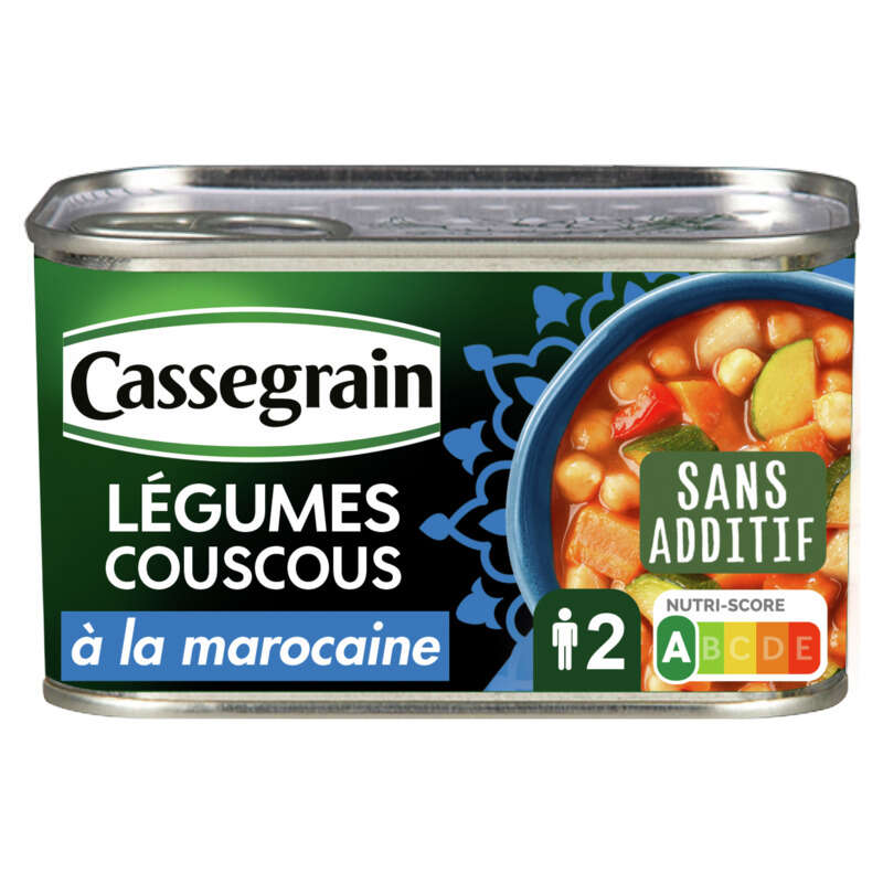 Cassegrain Légumes pour couscous à la Marocaine 375g