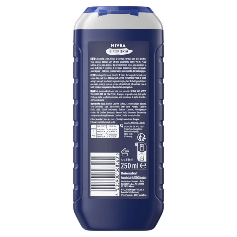 Nivea Men Gel Douche Hydrocare à l'Aloe Vera 250ml