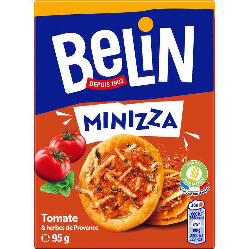 Belin Crackers Minizza Tomate 95g