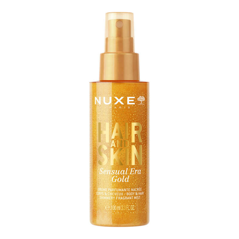 Nuxe Hair & Skin Brume Parfumante Nacrée Sensual Era Gold Cors & Cheveux 100ml