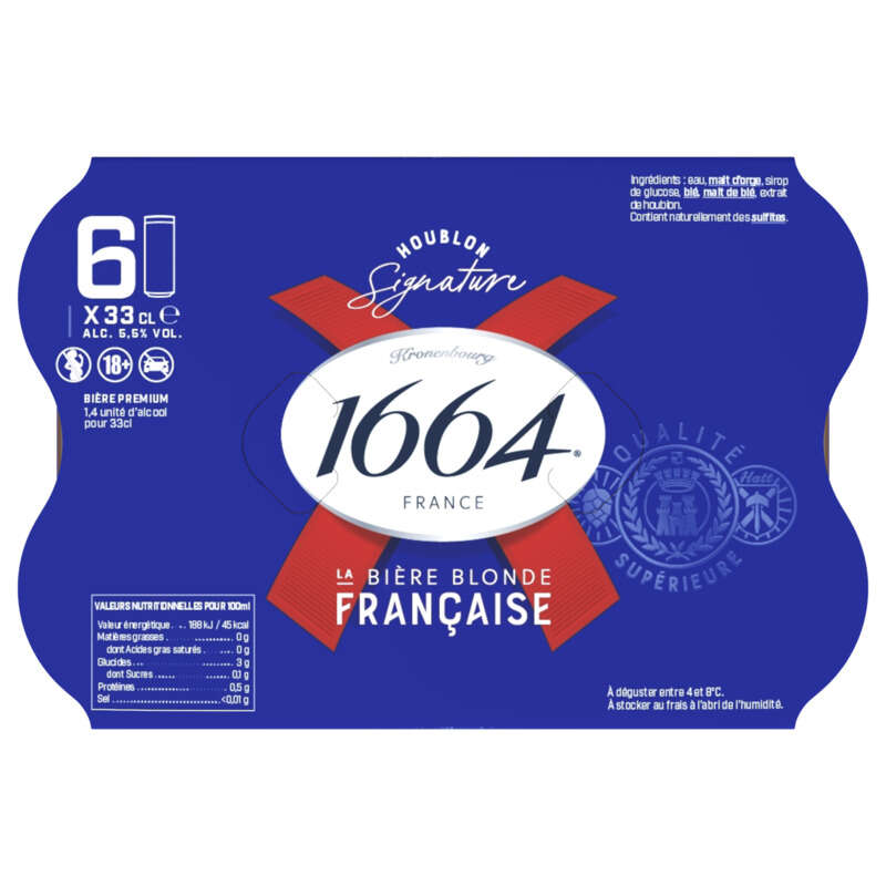 1664 Bière Blonde 6x33cl