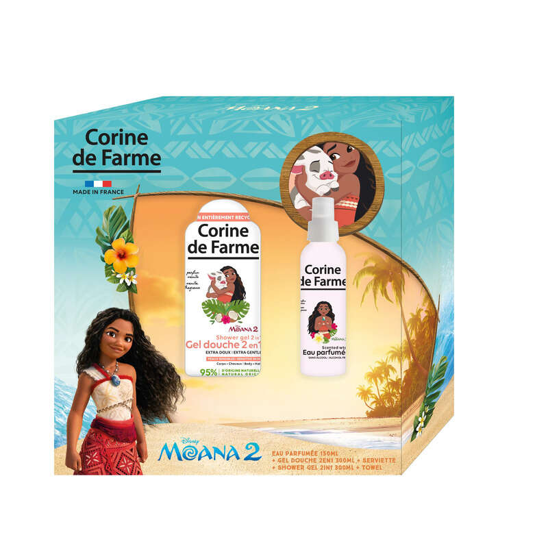 Corine de Farme Coffret VAIANA Eau parfumée 150ml + SHP + Serviette