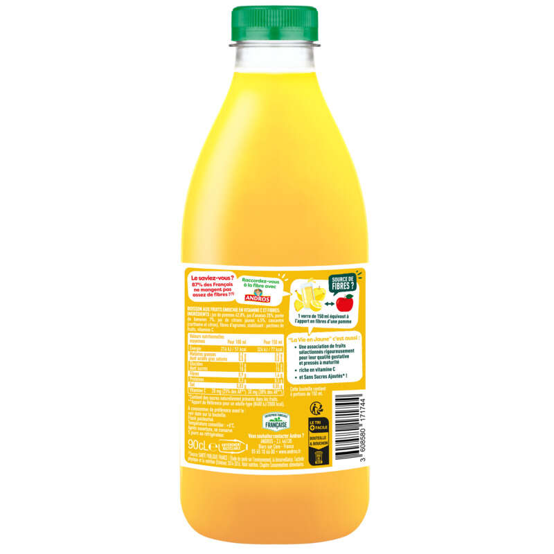 Andros Jus La vie en Jaune 90cl
