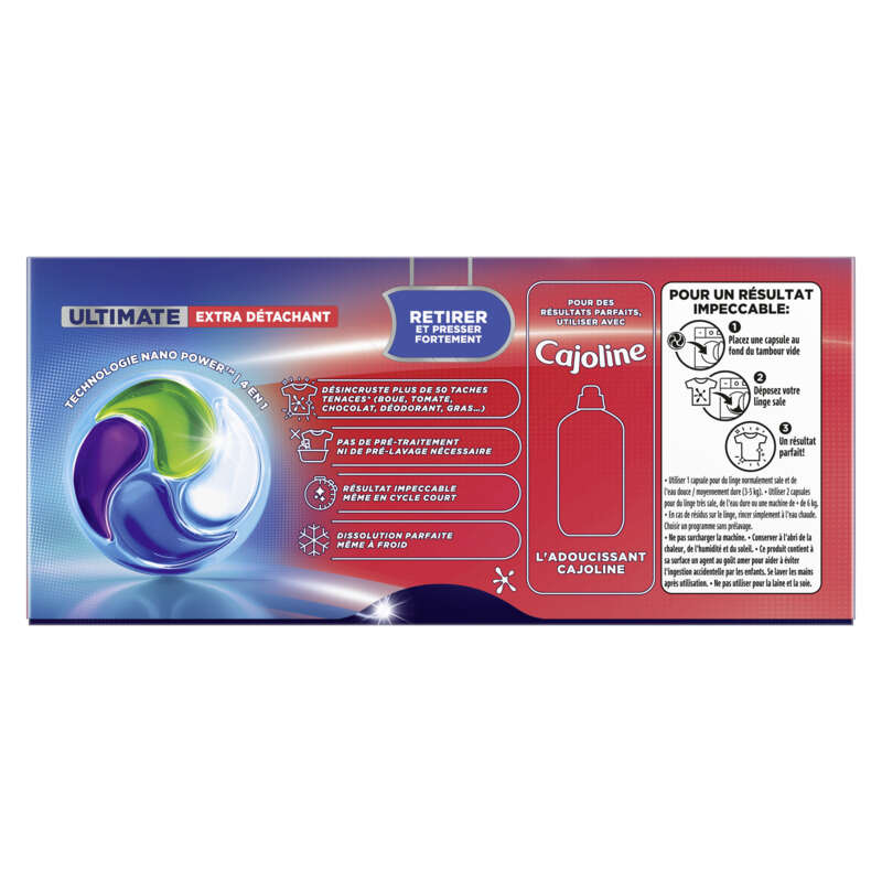 Skip Ultimate 4en1 extra détachant x24 Doses