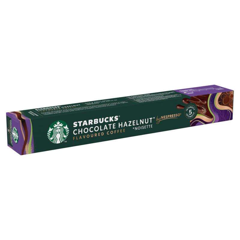 Starbucks by Nespresso chocolate hazelnut 10 capsules 51g