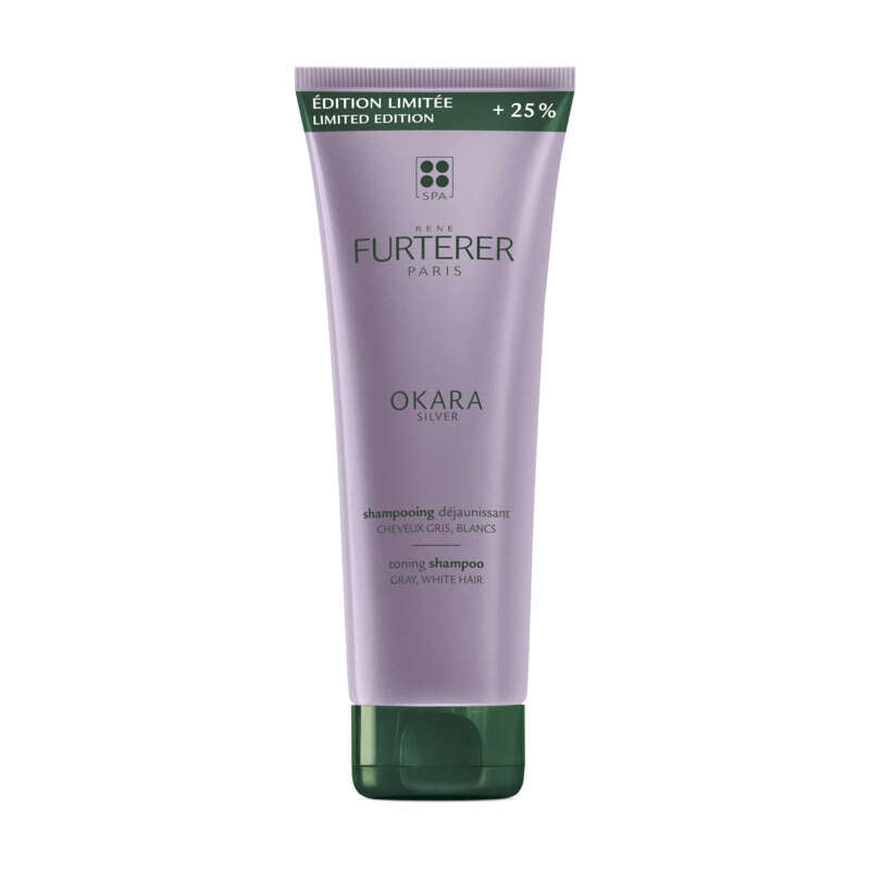 René Furterer Okara Silver Shampooing Déjaunissant Cheveux Blancs & Gris et Blonds 200ml