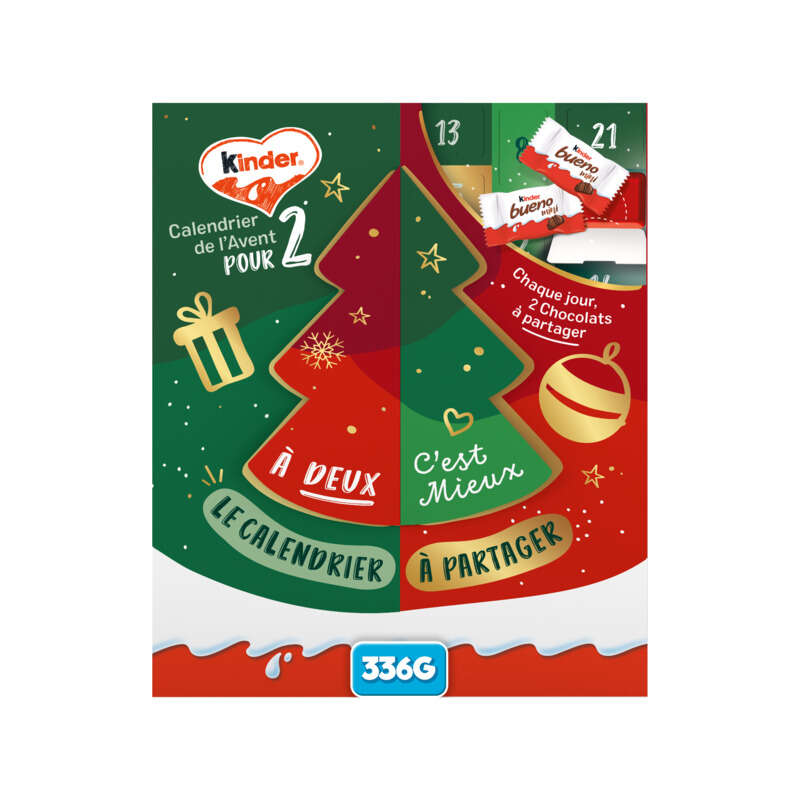 Kinder Calendrier de l'avent pour 2  336g