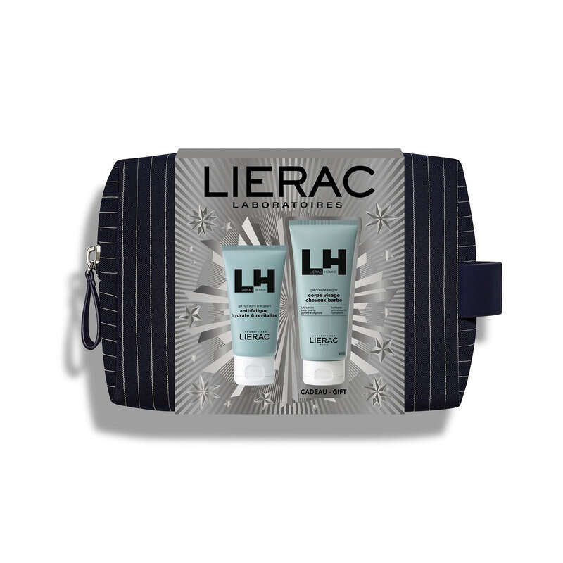 Lierac Homme Coffret Noël Gel Hydratant Energisant + Gel Douche