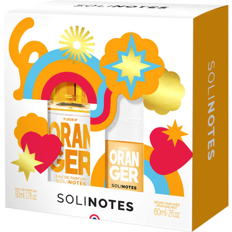Solinotes Coffret Fleur D'oranger Blossom Eau De Parfum 50ml + Bodymist 60ml