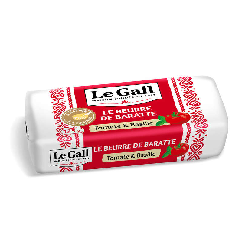 Le Gall Beurre Baratte Tomate Basilic 125g