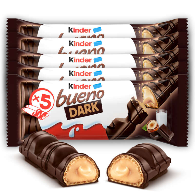 Kinder Bueno Dark Barre chocolaté x5