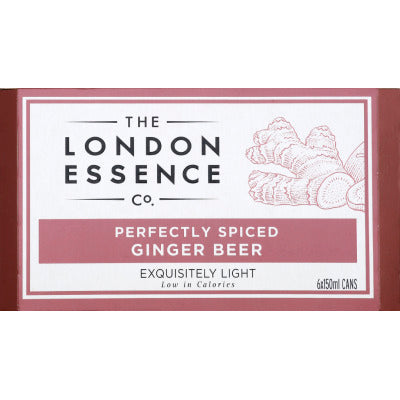 The London Essence perfectly spiced ginger beer 6x15cl