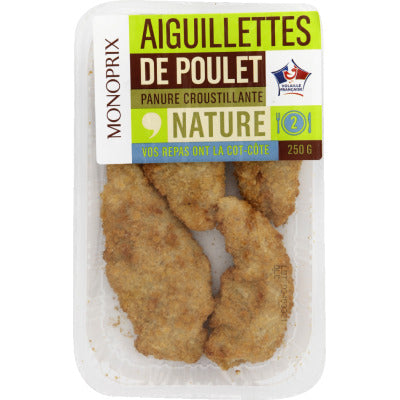 Monoprix Aiguillettes de Poulet Nature 250g