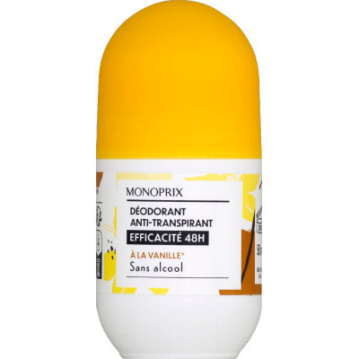 Monoprix Déodorant À Bille à la Vanille des îles 48H 50ml