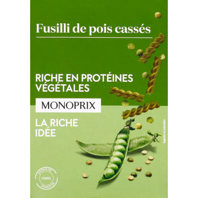 Monoprix Fusilli Pois Cassés 250g