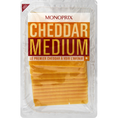 Monoprix Cheddar medium 200g