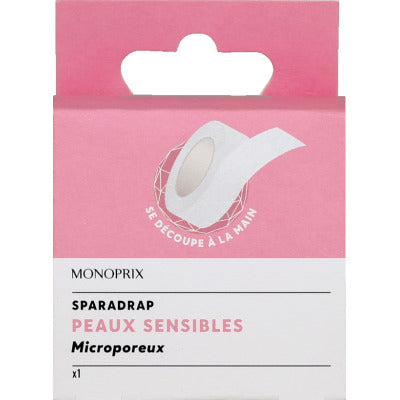 Monoprix Sparadrap Peaux Sensibles 5M