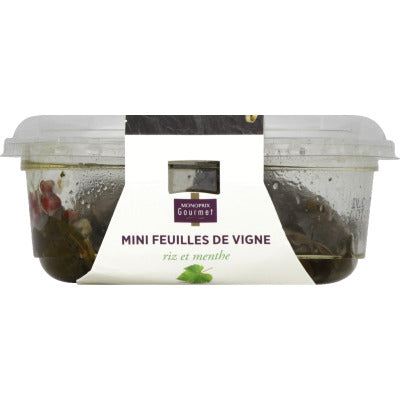 Monoprix Gourmet Mini Feuilles de Vigne Riz et Menthe