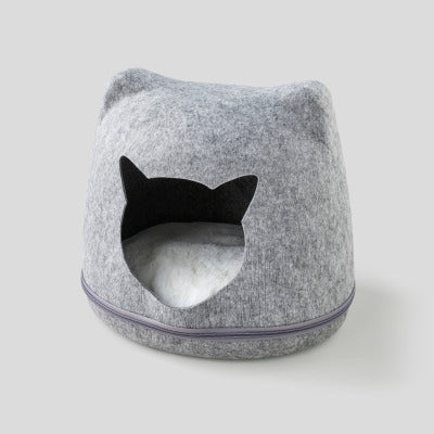 Monoprix Panier pour Chat 910 Gris