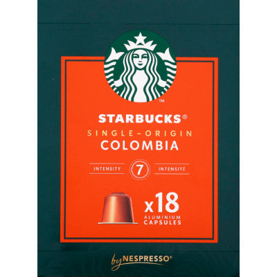 Starbucks Nespresso Colombia Intensité 7 x18