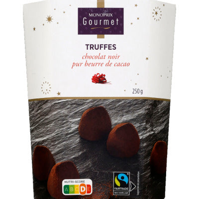 Monoprix Gourmet Truffes Chocolat Noir 250g