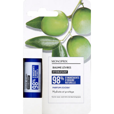 Monoprix Baume Lèvres Hydratant à l'Huile de Jojoba & Beurre de karité